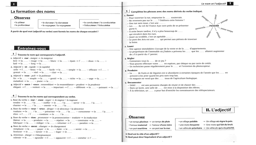 Formation noms et adjectifs